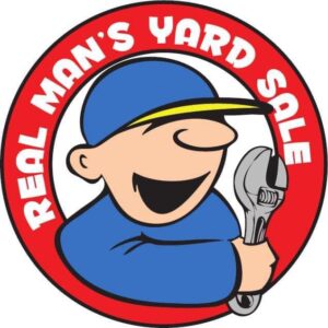 Real Man's Yard Sale Logo- click to buy your spot.